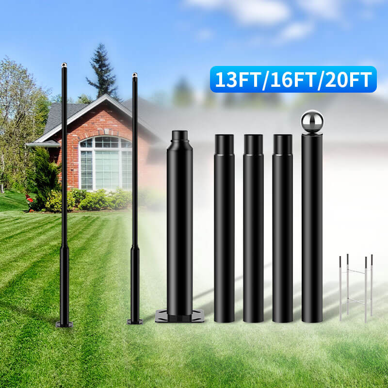 Load image into Gallery viewer, Solar Street Light Split Pole 13FT/16FT/20FT