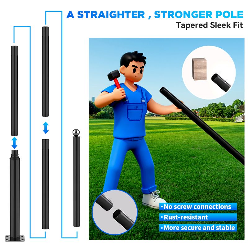 Load image into Gallery viewer, Solar Street Light Split Pole 13FT/16FT/20FT