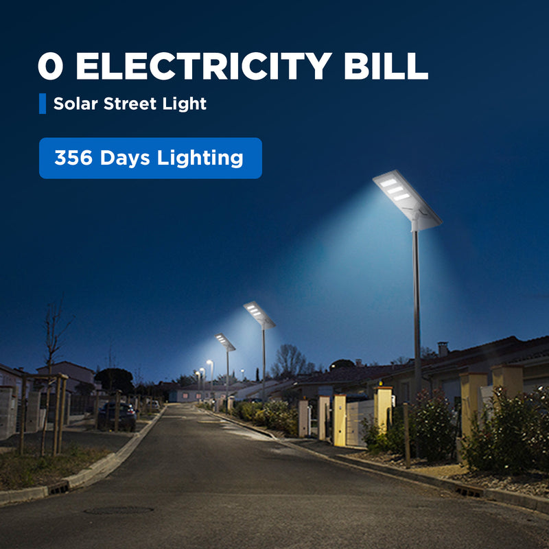 Load image into Gallery viewer, 150W commercial solar street light -Stay on (Grey)