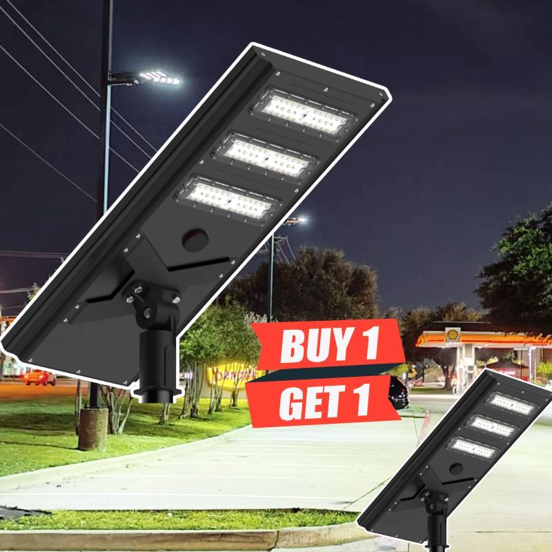Load image into Gallery viewer, Commerical Solar Power LED Parking Lot Light -50,000 lumens (1 PC)