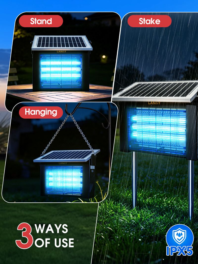 Load image into Gallery viewer, Upgraded Solar Mosquito Killer Lamp