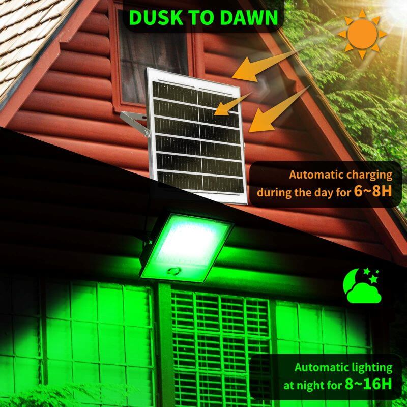 Load image into Gallery viewer, Solar Green Light for Night Hunting -15,000 lumens