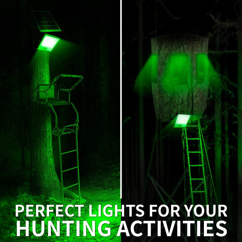 Load image into Gallery viewer, Solar Green Light for Night Hunting -15,000 lumens