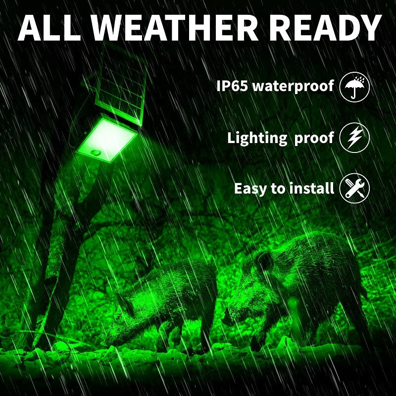 Load image into Gallery viewer, Solar Green Light for Night Hunting -15,000 lumens