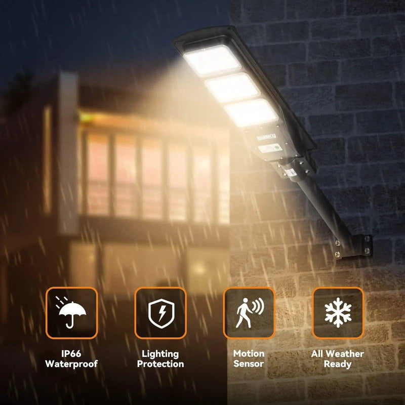 Load image into Gallery viewer, 90W solar street LED lights 3000K -warm white Langy Solar Lighting