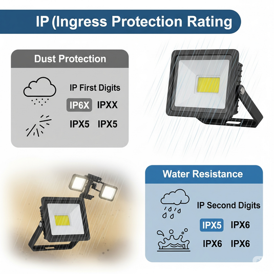 Understanding Ingress Protection (IP) Ratings for Solar Floodlights: Ensuring Durability in Outdoor Environments