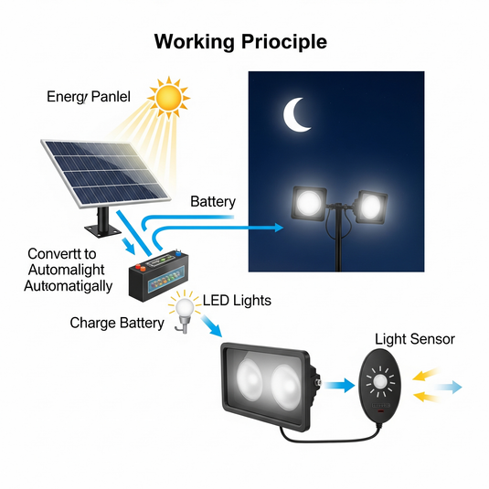Understanding How Solar Floodlights Work: Illuminating Your Outdoor Space