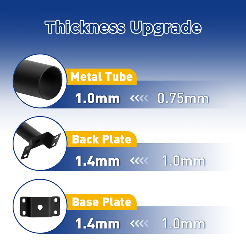 Load image into Gallery viewer, Black Solar street light mounting bracket -2.3" Diameter
