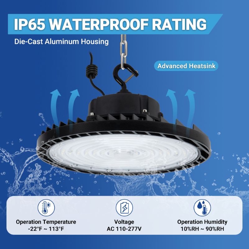 Load image into Gallery viewer, 200W LED UFO high bay light-30,000 lumens
