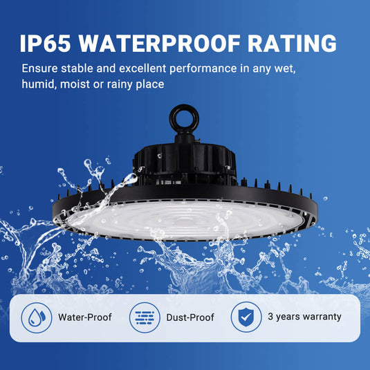 100W LED high bay light 15,000 lumens-Dimmable