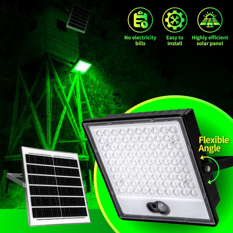 Load image into Gallery viewer, Solar Green Floodlight for Night Hunting
