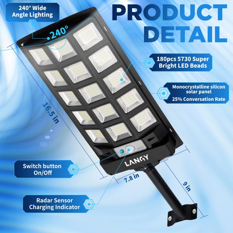 Load image into Gallery viewer, 60W 90W Solar Outdoor Dusk to Dawn Lights with Remote Control
