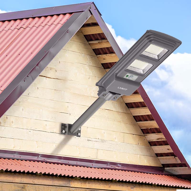 Load image into Gallery viewer, 60W solar street lights -6,000 lumens
