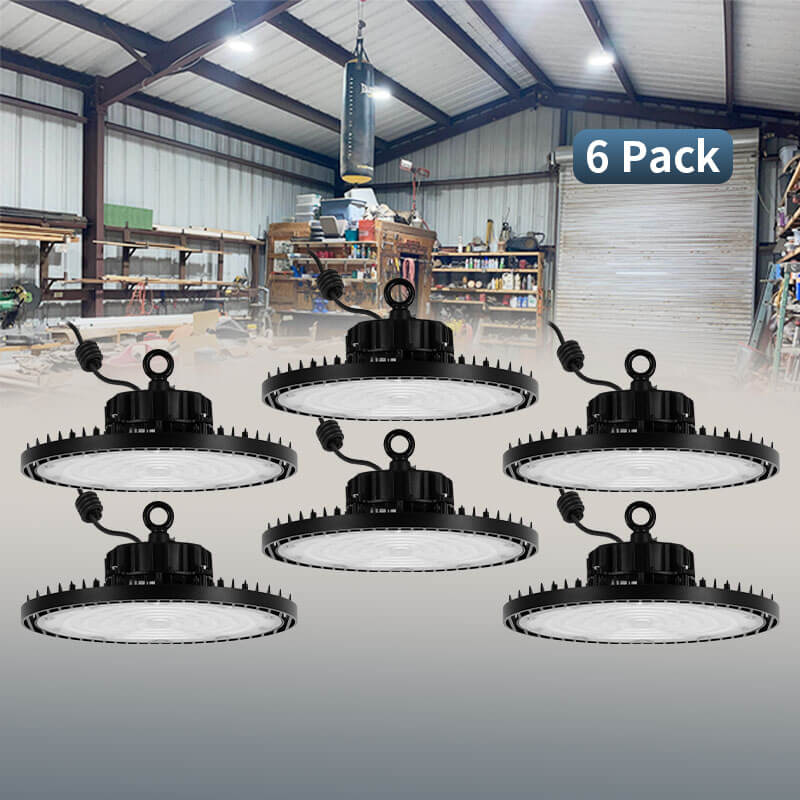 Load image into Gallery viewer, 6 Pack 200W UFO LED High Bay Light
