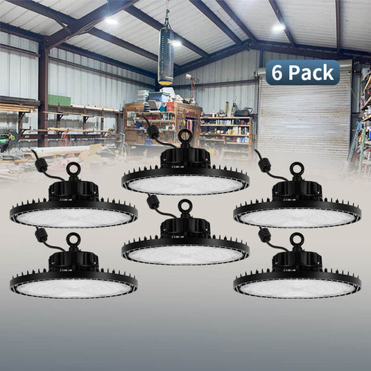 6 Pack 200W UFO LED High Bay Light