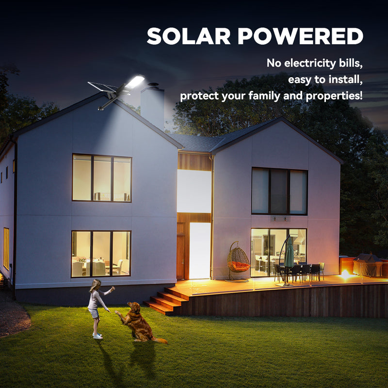 Load image into Gallery viewer, 1500W solar street light with 20ft /16ft pole
