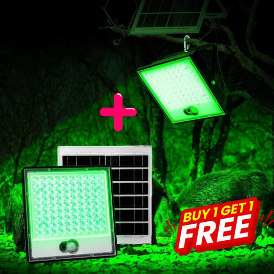 Solar Green Light for Night Hunting -15,000 lumens