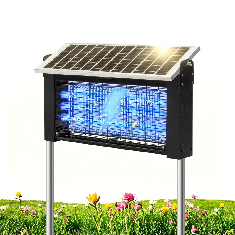 Load image into Gallery viewer, 4500V Commercial Grade Solar Bug Zapper - Heavy Duty Mosquito Killer Pro
