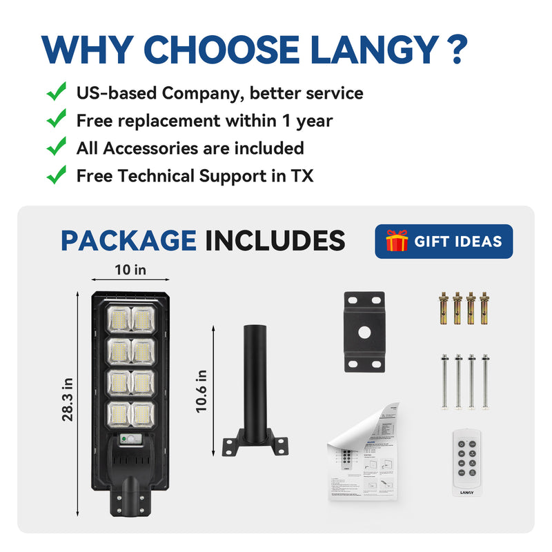 Load image into Gallery viewer, 200W All in one solar Parking Lot Lights -25,000 lumens
