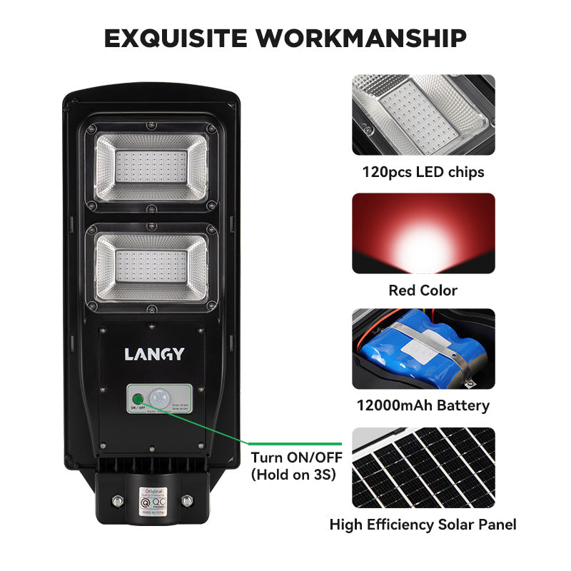 Load image into Gallery viewer, Solar Red Light for Hunting Hogs Deers
