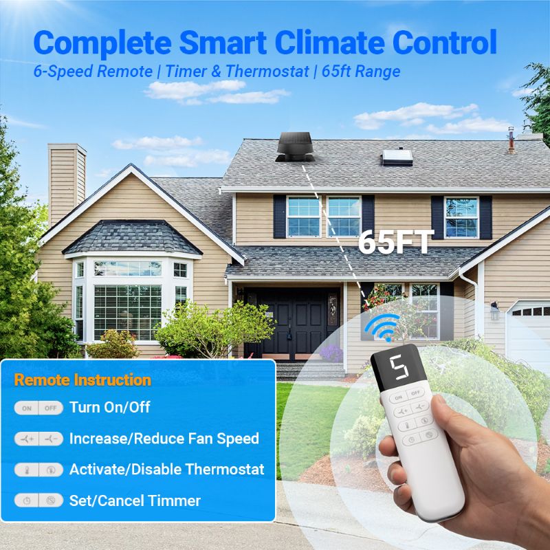 Load image into Gallery viewer, 12" Solar Roof Fan-55W Dual-Power
