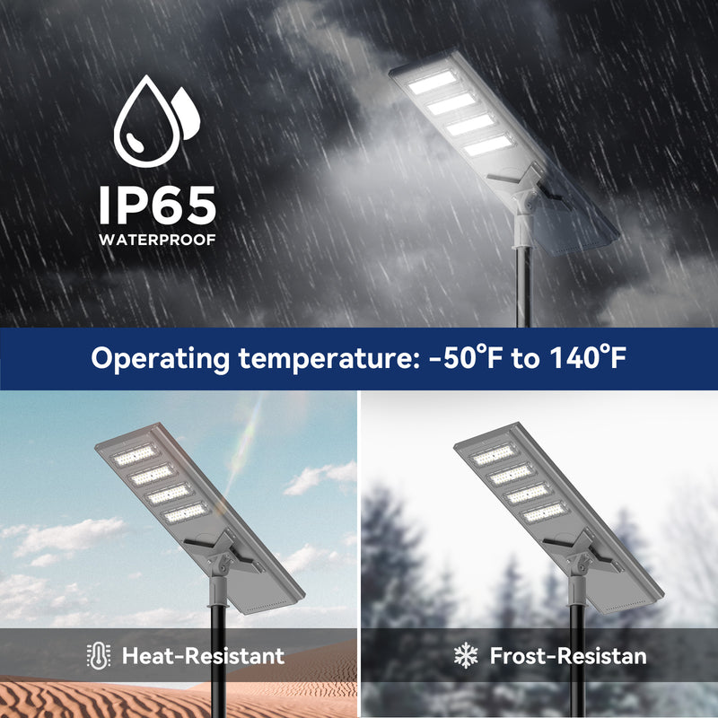 Load image into Gallery viewer, 100 W 200W Commercial solar street light-Stay on
