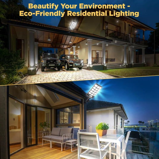70W Solar Outdoor Dusk to Dawn Lights -7000 lumens （ 1 PC ）