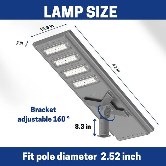 100 W 200W Commercial solar street light-Stay on