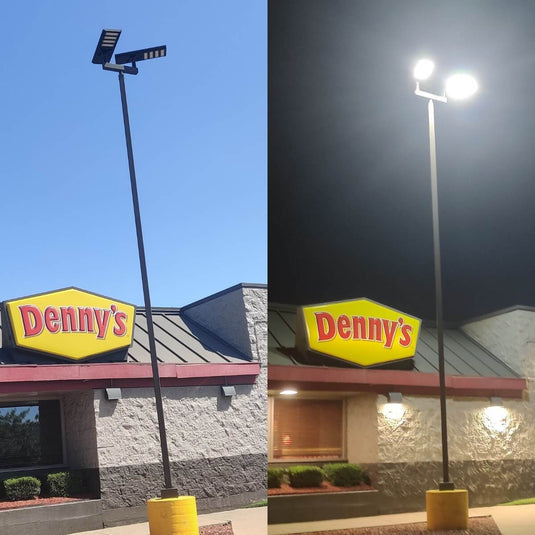 Load image into Gallery viewer, 100 W 200W Commercial solar street light-Stay on
