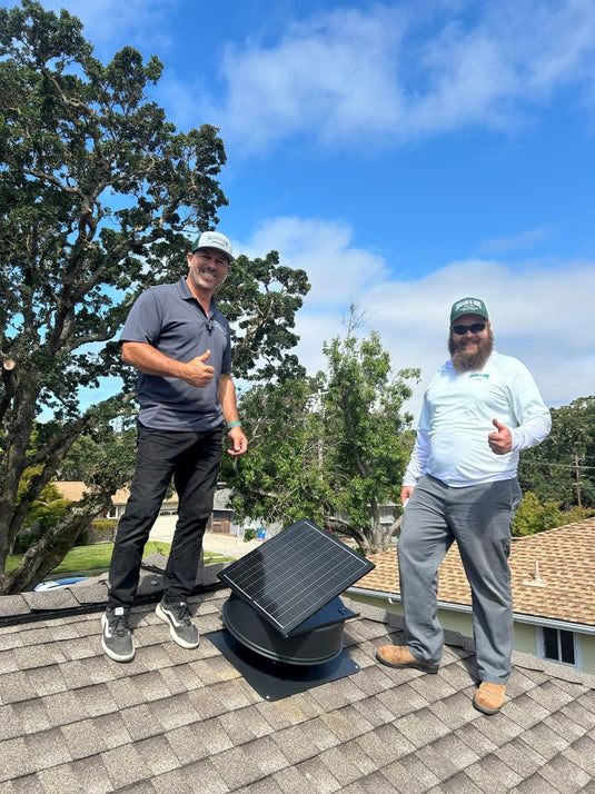 12" Solar Roof Fan-55W Dual-Power