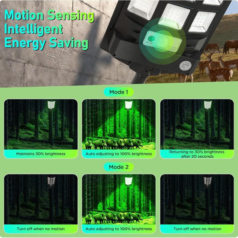 Load image into Gallery viewer, Solar Green Feeder Light for Hunting -10,000 lumens
