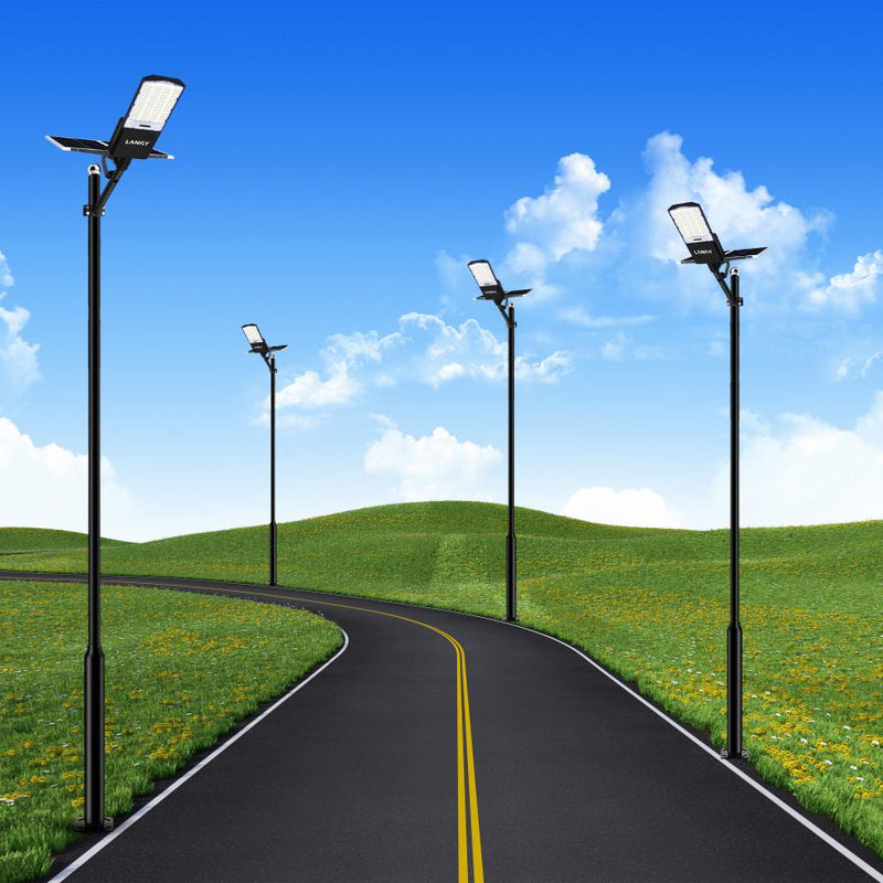 Load image into Gallery viewer, 1500W solar street light with 20ft /16ft pole
