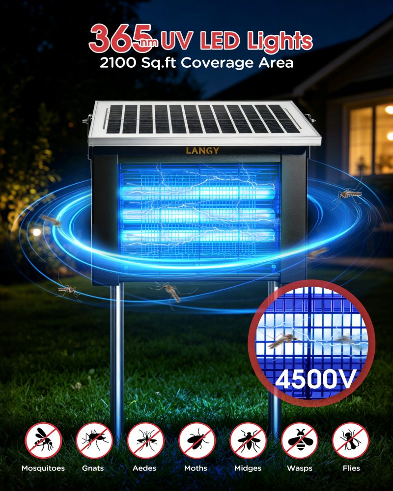 Load image into Gallery viewer, Upgraded Solar Mosquito Killer Lamp (1 PC)
