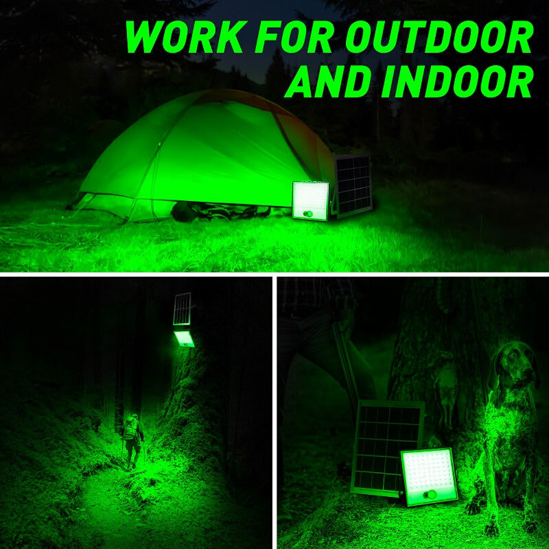Load image into Gallery viewer, Solar Green Light for Night Hunting -15,000 lumens
